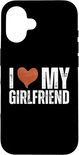 Vista 32 de I Love My Girlfriend I Heart My Girlfriend Funny Retro Case for iPhone 17