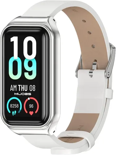 Vista 10 de Strap for Amazfit Band 7 Microfiber Leather Replacement Strap Watch Wrist Band Smart Bracelet Accessories for Amazfit 7 Fit