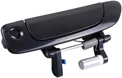 Vista 3 de Manija Exterior de Puerta Delantera y Trasera Negra Sin Pintar Compatible con Honda Civic 2001 2002 2003 2004 2005 (Delantera Izquierda)