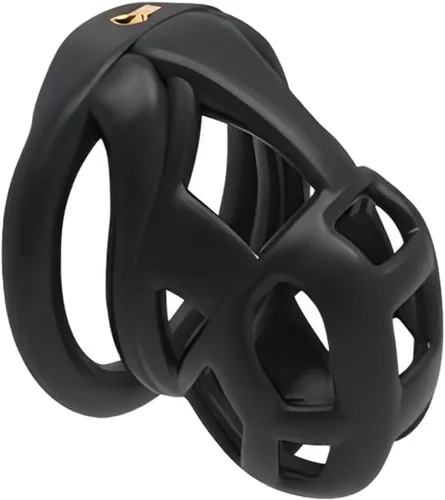 Vista 8 de Nueva jaula de castidad 3.0 dispositivo de castidad masculina con 4 anillos jaula de castidad masculina jaula de resina jaula de castidad jaula