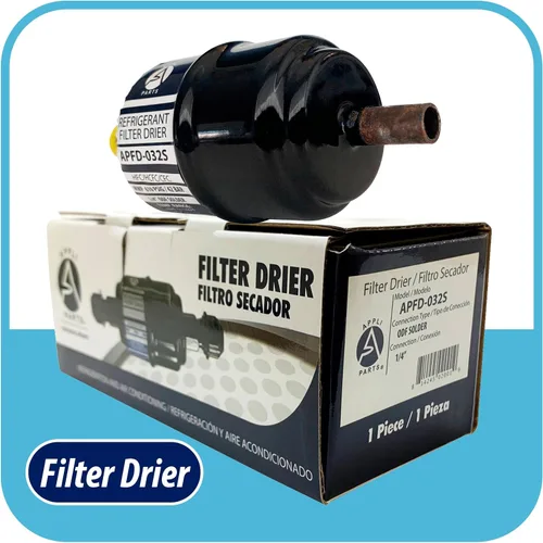 Vista 5 de Appli Parts APFD-032S 1/4 pulg Filtro Secador de Línea Líquida Refrigerante AC hvac Refrigeración 032S ODF Suelda por Sudoración conexión universal