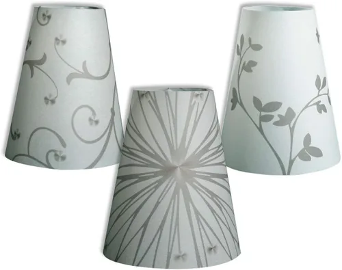 Vista 7 de Royal Designs Vellum Tea Light - Pantalla de cristal de vino, diseño de mariposa naranja, juego de 6