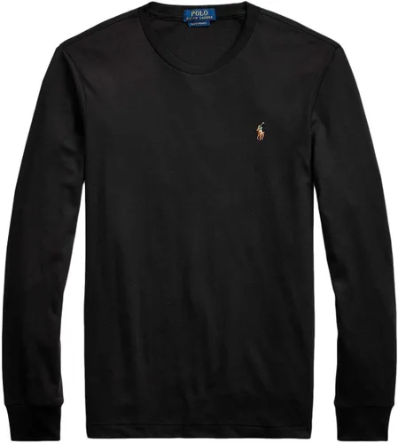 Vista 22 de POLO RALPH LAUREN Camiseta de manga larga de ajuste clásico suave al tacto para hombre (Soft Touch) Marina francesa