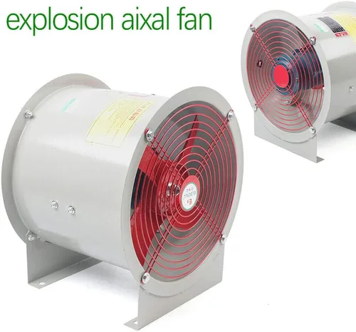 Vista 6 de Ventilador de tubo cilíndrico de 16 pulgadas, ventilador axial, ventilador axial de 1450 rpm, ventilador de alta velocidad, ventilador