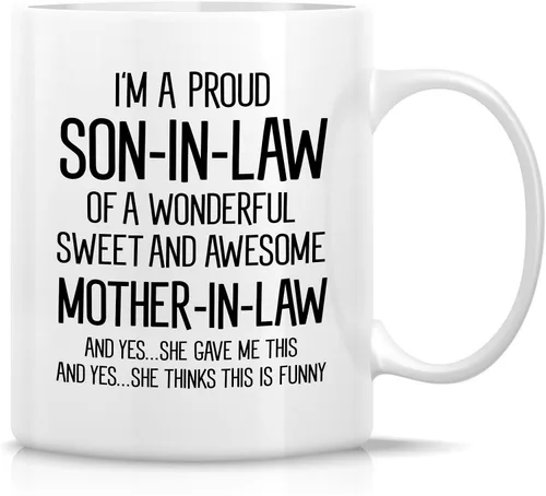 Vista 21 de Retreez - Taza divertida con texto en inglés "Mum Well Done I'm Awesome", 325 ml, tazas de café de cerámica, mensaje divertido, sarcástico