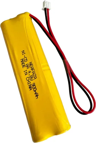 Vista 4 de D-AA650Bx4 Ni-CD 4.8V 900mAh Señal de salida Batería de iluminación de emergencia compatible con Unitech Dual-Lite 0120859 Ni-CD AA 650mAh E1021R