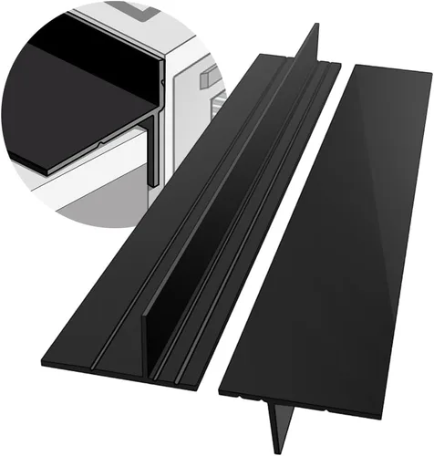 Vista 12 de Fundas de silicona para huecos para encimera de cocina, resistentes al calor, no pegajosas, sellos de relleno entre encimera, estufa, horno, Blanco