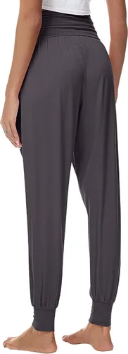 Vista 3 de Ficerd Paquete de 3 pantalones deportivos para mujer, cómodos pantalones de descanso con bolsillos de cintura alta, pantalones deportivos cómodos