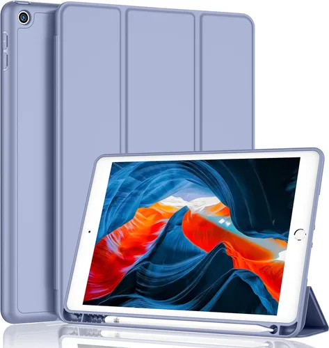 Vista 37 de iMieet - Funda para iPad de 9ª generación 2021/iPad de 8ª generación 2020 de 10.2 pulgadas con soporte para lápices, funda para iPad de 7ª