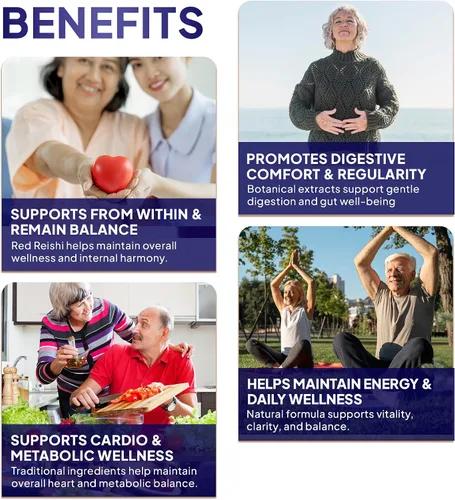 Vista 3 de FINE JAPAN Cápsulas orgánicas de hongos Reishi - Suplemento de extracto de hongo orgánico para mejorar la salud de tu sistema inmunitario, hongos