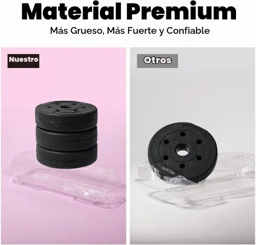 Vista 3 de Fit Meal Prep Paquete de 25 recipientes de plástico transparente con bisagras de 12 x 5 x 3 pulgadas, recipientes de plástico desechables