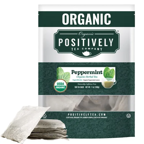 Vista 71 de Bolsas de hojas sueltas para té. Orgánicas por USDA. Positively Tea LLC.