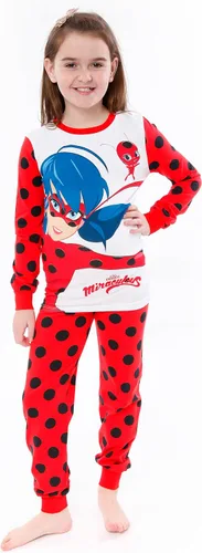 Vista 2 de Miraculous Ladybug Girls' Lady Bug Pajamas