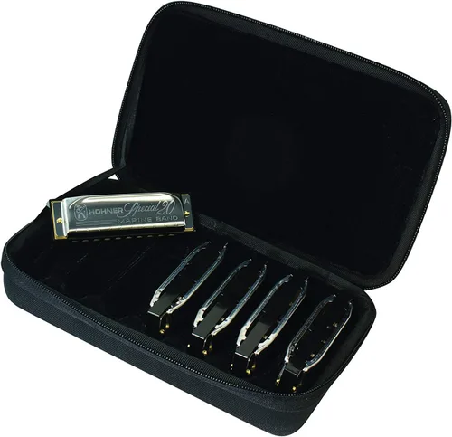 Vista 3 de Hohner Marine Band Special 20 Paquete Pro de 5 piezas - Llaves de G, A, C, D y E