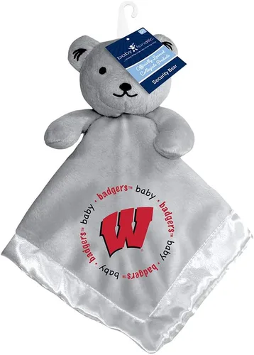 Vista 19 de Baby Fanatic Oso de seguridad gris - NCAA - Con licencia oficial Snuggle Buddy