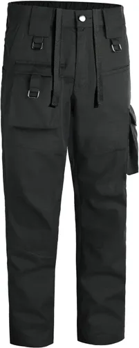 Vista 2 de Mr.Stream Pantalones BDU de trabajo con múltiples bolsillos para hombre