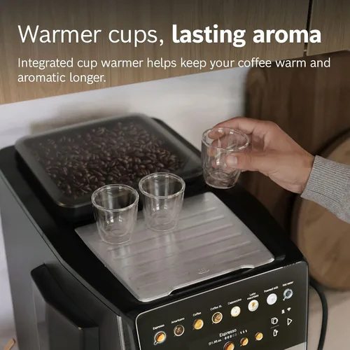 Vista 7 de Bosch Serie 6 Máquina de café y espresso totalmente automática, acero