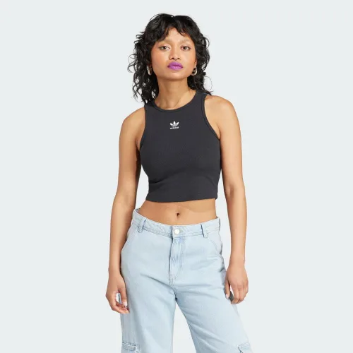 Vista 2 de adidas Originals Camiseta sin mangas acanalada Essentials para mujer