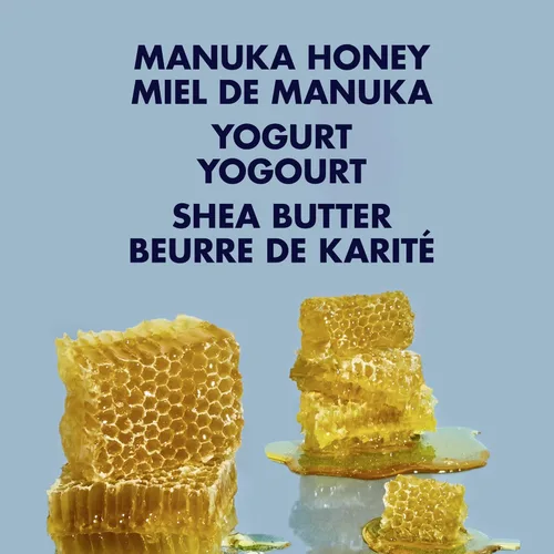 Vista 5 de Shea Moisture Hidratación de miel y yogur de manuka + reparación multiacción sin enjuague, fabricado con manteca de karité de comercio justo