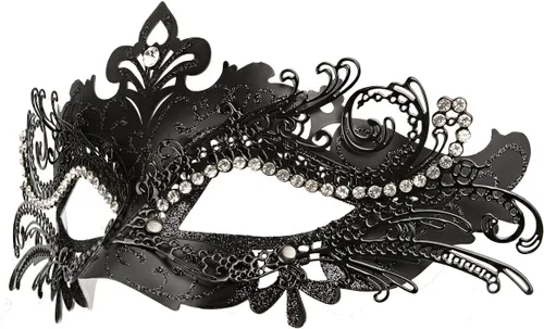 Vista 5 de Hoshin - Máscara para baile de máscaras, decoraciones de Mardi Gras, máscaras venecianas para mujer