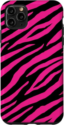 Vista 13 de Pink Black Zebra Stripes Pattern Design Women Girls Case for iPhone 17