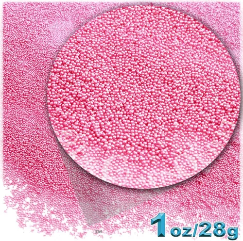 Vista 5 de The Crafts Outlet 1 oz = 0.99 oz Microperlas de plástico Nohole 0.024 in opaco marfil Peal