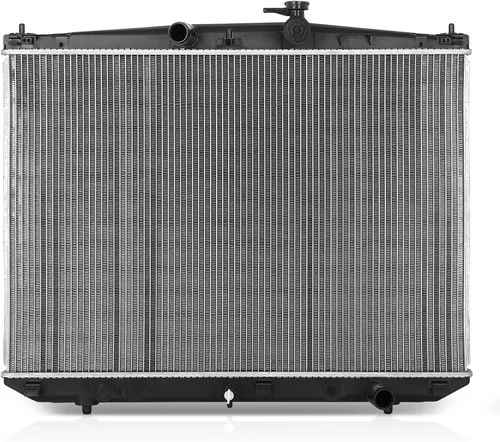 Vista 32 de SCITOO Conjunto de radiador de aluminio refrigerante del motor para 1986-1994 para Nissan D21 2.4L 3.0L 1987 para Nissan para Pathfinder 2.4L