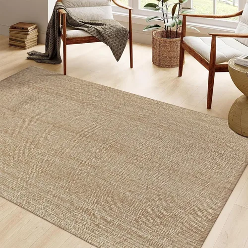 Vista 36 de LEEVAN Alfombra lavable para baño, alfombra tejida negra de 2 x 3 pies para entrada, alfombra de puerta delantera de algodón, alfombras pequeñas