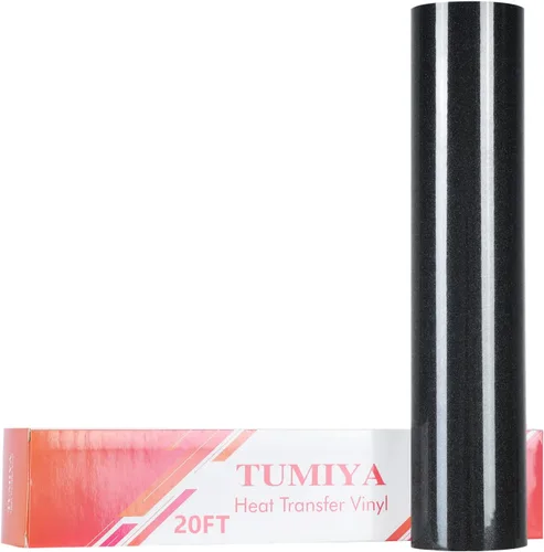 Vista 34 de TUMIYA - Rollo de vinilo para transferencia de calor (100.1 x 14.8 ft, vinilo adhesivo brillante HTV (rosa)