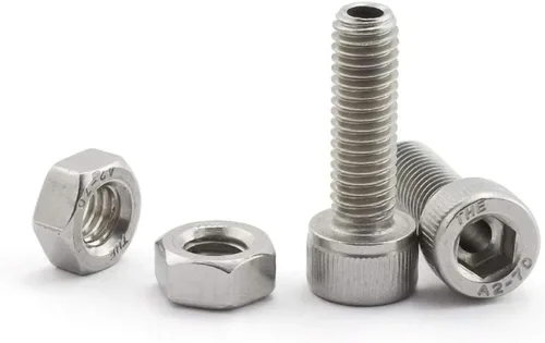 Vista 6 de Tornillo de rosca hexagonal hueco cilíndrico 304 Tornillos de rosca de lámpara de acero inoxidable Tornillos a través del perno de agujero