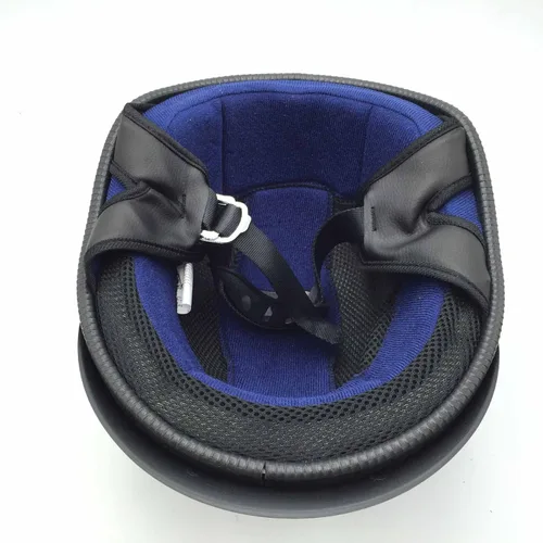 Vista 5 de SMT-DOT Certificado negro mate negro plano compatible con medio casco H-D Chopper Cruiser Biker M [B01FD30DSC]