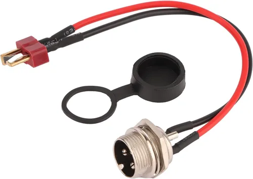 Vista 2 de Puerto de carga de scooter eléctrico con cubierta antipolvo, conector de puerto de carga compatible con Kugoo M4, M4Pro Scooter eléctrico
