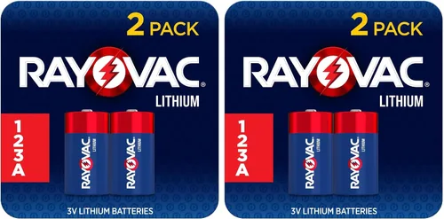Vista 9 de Rayovac Baterías de 123 A (paquete de 2), baterías de litio 123A, ideales para cámaras