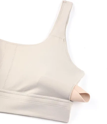Vista 14 de CRZ YOGA Butterluxe - Brasier deportivo con espalda en U para mujer, cuello redondo, acolchado, de bajo impacto, para yoga, entrenamiento