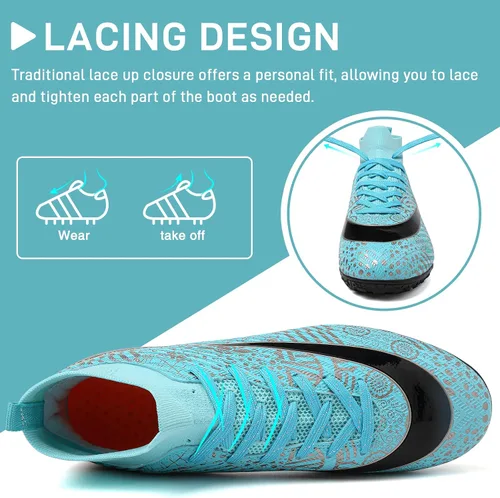 Vista 4 de GRESKY - Zapatos de fútbol para hombre AGTF