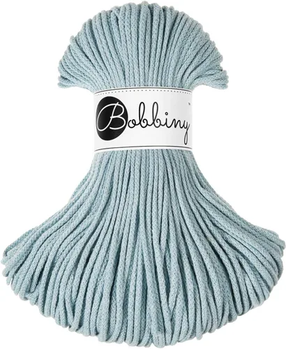 Vista 15 de Bobbiny - Cordón trenzado de macramé junior de 3 mm, 108 yardas/330 pies (rojo vino)