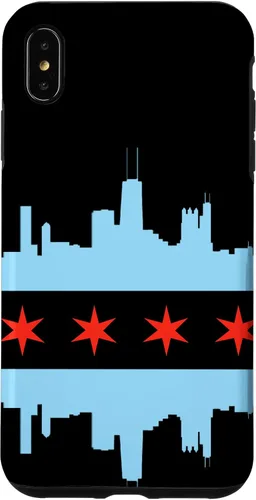 Vista 11 de Chicago Flag Skyline City of Chicago Pride Case for iPhone 17