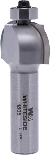 Vista 3 de Whiteside Router Bits Broca de ensenado 1805 con radio de 1/2 pulgada, diámetro grande de 1-1/2 pulgadas y longitud de corte de 5/8 pulgadas