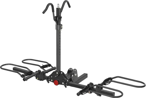 Vista 10 de Young - Portabicicletas para 2 bicicletas para montaje en maletero, hasta 70 libras de capacidad