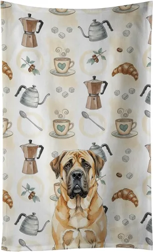 Vista 61 de Caroline's Treasures Afghan Hound - Toalla de cocina para barra de café, terciopelo frontal y lazo de algodón, lavable a máquina Sabueso afgano