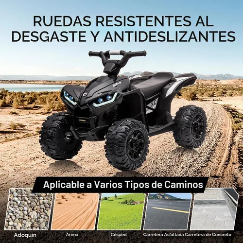 Vista 7 de GarveeLife - Vehículo eléctrico de 12 V para niños de 3 a 8 años Negro
