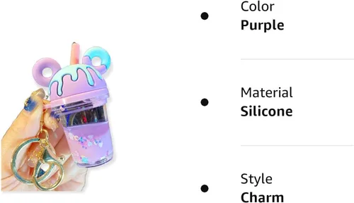 Vista 6 de Kawaii Donut Boba Llavero