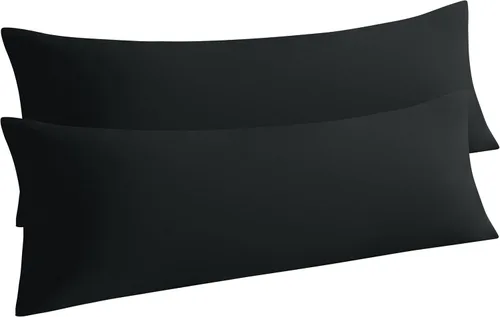 Vista 67 de NTBAY Juego de 2 fundas de almohada estándar, paquete de 2 fundas de almohada de microfibra cepillada de 20x26, suaves, resistentes a las arrugas, a