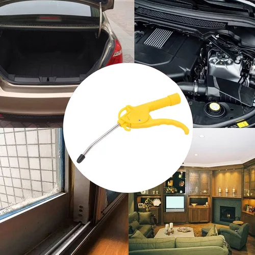 Vista 3 de Soplador de polvo de aire, Pistola de limpieza de aire de alta presión, Pulverizador de soplador de polvo de aire neumático 0.236 in Pipe Air Duster