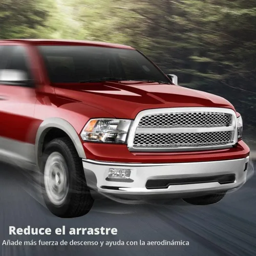 Vista 3 de G-PLUS Valancia de deflector de aire para parachoques delantero inferior Compatible con Dodge Ram 1500 2002-2008, se ajusta a Ram 2500 3500