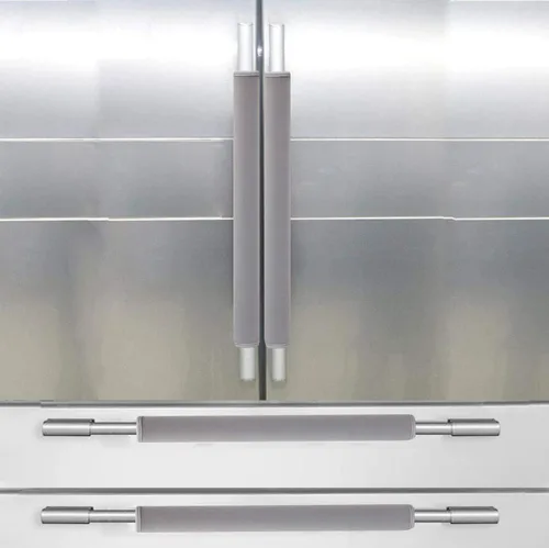Vista 12 de Fundas para manijas de refrigerador, juego de fundas para manijas de electrodomésticos de cocina, horno microondas, nevera o lavavajillas, protector