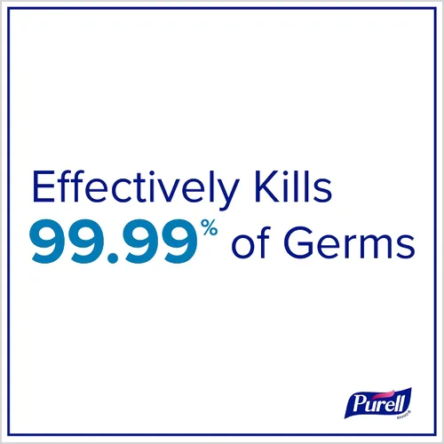 Vista 4 de Purell, desinfectante para manos con aceites esenciales de infusión en botella portátil, 1 onza. Botellas tamaño de viaje (paquete x 9 unidades)