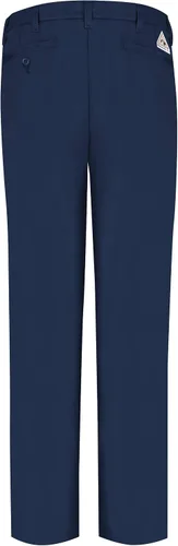 Vista 2 de Bulwark - Pantalón de trabajo ComforTouch de algodón resistente al fuego de 9 onzas con cierre de botón