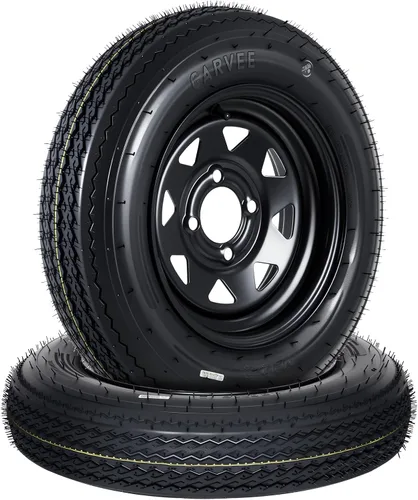 Vista 12 de Garvee 2-Pack 4.80-8 4.80x8 Trailer Tires with 8" Rims