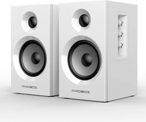 Vista 10 de BT16 Altavoces HiFi de Estantería Woofer de 3.5" con Tweeter de 1", 60W(30Xx2) Bluetooth 5.3, Altavoz Estéreo Amplificado con DAC USB de 24bit